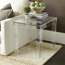 Get the best deal for acrylic side tables from the largest online selection at ebay.com. Felicity Acrylic Rectangular Side Table Ballard Designs
