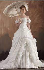 Luxury 1920 Style Vintage Off Shoulder Train Wedding Dresses Victorian Wedding Dress Steampunk Wedding Dress Gothic Wedding Dress