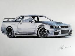 Therefore nismo purchased 20 models of the r34 and then upgraded its 2.6l i6 engine to a 2.8l that. Nissan Skyline Gt R R34 Nismo Z Tune F G Italboy Artwork Draw To Drive