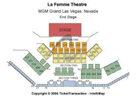 La Femme Theater Mgm Grand Tickets And La Femme Theater