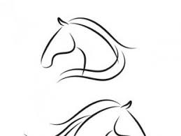 A simple outline of a horse. Horse Heads Outlines Free Vectors Ui Download