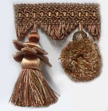 Plain weave with extended looped wefts/warps(?); Yf179 Camel 4 3 4 Best Fabric Store