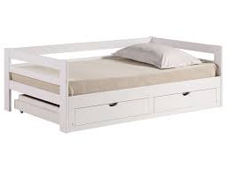 lit banquette gigogne 90x190 cm supercozy coloris blanc vente de lit enfant conforama banquette gigogne lit enfant conforama lit enfant