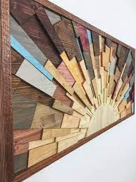 Wood Wall Art Caribbean Sunrise 3d Wooden Wall Etsy Wood Wall Art Decor Wood Wall Art Diy Wood Wall Art