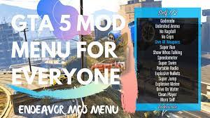 How To Install Best Gta 5 Mod Menu With Download Link And Proper Tutorial Free Modding For Pc Version Of Grand Theft Auto 5 Get Endeavor M Gta 5 Mods Gta Mod
