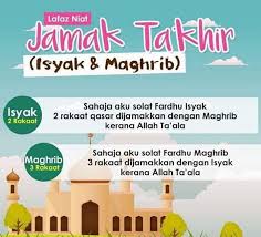 Meringkas jumlah dan menggabungkan salat fardhu, memiliki bacaan niat sebagai berikut Ulangkaji Cara Solat Surau Haji Sahajali Kundasang Facebook