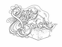 Shit Brick Coloring Pages Inspirational Coloring Pages Adult Coloring Book Pages