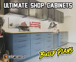 Looking for free woodworking plans to build your own cabinets? Ultimate Shop Cabinet Woodworking Plans Digital Download Etsy