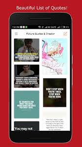 Download quotes creator v 1.6.05 apk unlocked now here. Picture Quotes And Creator For Android Apk Download