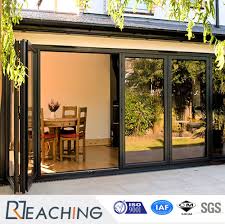 Interior Bifold Door Glass Folding Door Tempered Glass Sliding Door For Living Room From China Manufacturer Reaching Build Co Ltd