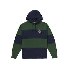 wtb nike plaid hooded sweatshirt (small) (black/navy/red). Supreme Nike Stripe Hooded Sweatshirt Navy Ofour
