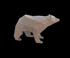 Bear Low Poly 3d Model Low Poly 3d Models Low Poly 3d Low Poly