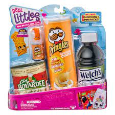 Shopkins Real Littles Shopper Pack 8 Mini Packs 8 Collectible Figures Styles May Vary Walmart Com Shopkins Presents For Girls Shopkins Toys