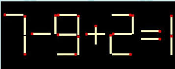 As a kid, i used to play with matchstick puzzles. Move One Matchstick To Correct The Equation Puzzles