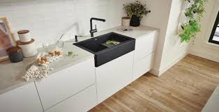 Do you have to have a special cabinet for a farmhouse sink. Shop Vintera Farmhouse Kitchen Sinks Blanco
