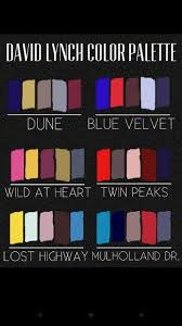 Twin Peaks Color Palette Twin Peaks Color Palette Color