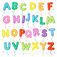 Fuentes de letras para baby shower. Globo De Colores De Fuente Para Ninos Letras De La A A La Z Para Fiesta De Cumpleanos Baby Shower Ilustraciones Vectoriales Clip Art Vectorizado Libre De Derechos Image 93216459