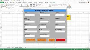 J'ai également excel 2008 et l'onglet développer n'est a priori pas dispo. Excel Vba Comment Creer Un Formulaire De Saisie Module N 3 Youtube