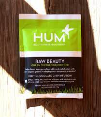 Hum Nutrition Raw Beauty Green Superfood Blend In Mint Chocolate Chip Infusion Beautykitshop
