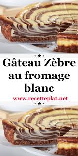 Gateau Zebre Au Fromage Blanc En 2020 Desserts Pour Enfant Recette Patisserie Facile Recette Gateau Enfant