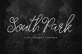 Whether you're designing a book cover, a website header, social media post, greeting card, or a poster, the. South Park Typeface 11667 Script Font Bundles Typeface Free Script Fonts Pretty Fonts