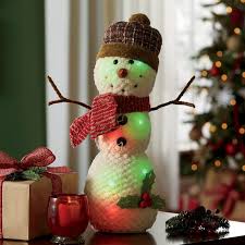 Led Plush Snowman Led Color Changing Lights Snowman Decorations Color Changing Led