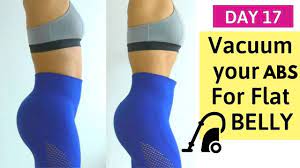 Get Flat Abs With Stomach Vacuum Exercise 21 Day Lose Belly Fat Challenge 17 Youtube