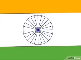 India flag,tsmd 100 feet indian flag national country world pannant flags banner string,international party decorations for olympics,grand opening,bar,school sports events,festival celebration events. How To Draw The Indian Flag 7 Steps With Pictures Wikihow