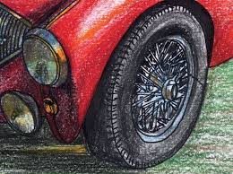 007 1955 Austin Healey 100 By Gerry Coker In By Timelessforever Cizimler