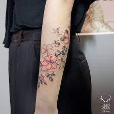 5 out of 5 stars (1,303) $ 19.73 free shipping favorite add to arm wedding bouquet, purple wedding flowers, arm bridal bouquet, tall wedding bouquet, purple white flowers, ready to ship, wildflowers,. Flower Bouquet Forearm Tattoo