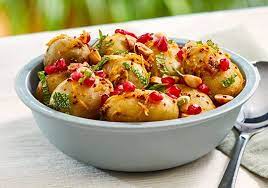 Free Potato And Pomegranate Salad Recipe Try This Free Quick And Easy Potato And Pomegranate Salad Recipe From Co Easy Salad Recipes Recipes Delicious Salads