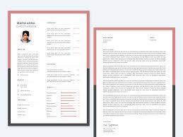 Your resume, cover letter, and other email text should be correct in any aspect. Free Sketch Resume Template With Cover Letter For Job Seeker