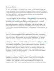 Therefore, i will discuss some of the deeper background issues that also contributed to it. Marbury V Madison Questions Marbury V Madison In 1803 The Supreme Court Led By Chief Justice John Marshall Decides The Landmark Case Of William Course Hero