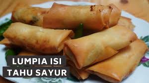Cara membuat tahu hot jeletot !! Cara Membuat Lumpia Isi Tahu Sayur Simpel Mudah Youtube