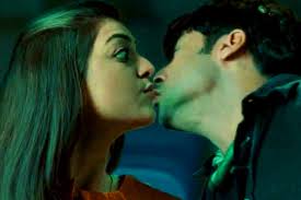 Image result for kajal navel lip kissing