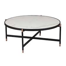 Vous choisirez la forme et le design. Table Basse Ronde Metal Ceramique Acier Cuivre Nashville Univers Salon