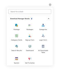 The new wordpress 5.0 will integrate this plugin in the core. Gutenberg Blocks Wordpress Download Manager