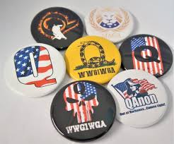 Q anon is a movement that promotes independent thought, research and using logic. Wwg1wga Where We Go One We Go All Q Anon Maga Great Awakening Qanon American Flag Pin Button 1 75 Brooches Buttons Pins Handmade Products Emosens Fr