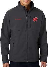 Columbia Men S Wisconsin Badgers Grey Ascender Jacket Walmart Com