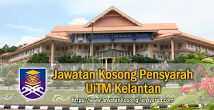 Permohonan jawatan kosong terkini uitm perlis kini dibuka. Jawatan Kosong Pensyarah Uitm Kelantan Jawatan Kosong Pensyarah