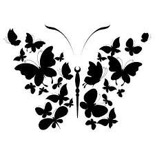 Black And White Wall Art Butterfly Wall Painting Butterflies Interior Design Wall Art Butterfly Wall Art Diy Butterfly Decal