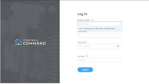How To Login To Contrail Command Techlibrary Juniper Networks