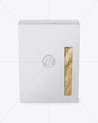 Download Paper Box With Bulgur Wheat Mockup In Box Mockups On Yellow Images Object Mockups