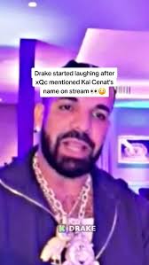 Drake started laughing after xQc mentioned Kai Cenat's name
