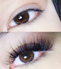 Have an abundance of lashes suited to smaller asian eyes/hooded etc. Before And After The Power Of Eyelash Extensions Volume Lashes Staggered Cat Eye On Asian Eyes Eyelash Extensions Makeup Eyelashes Eyelash Extension Kits