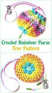 crochet rainbow purse free pattern crochet kids bags free patterns crochet patterns crochet purse patterns crochet