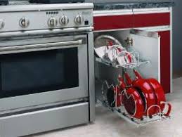 The top tier holds up to 7 lids and the bottom tier features adjustable dividers to store a variety of larger pots and pans. 12 In Cookware Organizer Two Tier Chrome 5cw2 1222 Cr