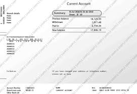 Ulster Bank Statement Bank Statement Sample You Changed
