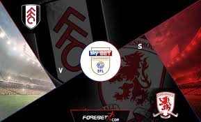 At the same time, middlesbrough will also keep knocking at fulham's door when the opportunity comes. Fulham Vs Middlesbrough Preview 17 01 2020 Forebet