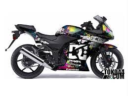 decal sticker ninja 250 rr hitam stiker modifikasi kawasaki ninja 250 rr karbureviewed by admin on feb 13 rating